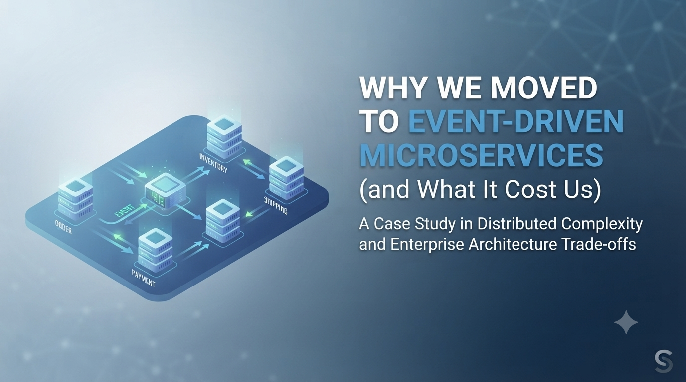 Why We Moved to Event-Driven Microservices (and What It Cost Us)