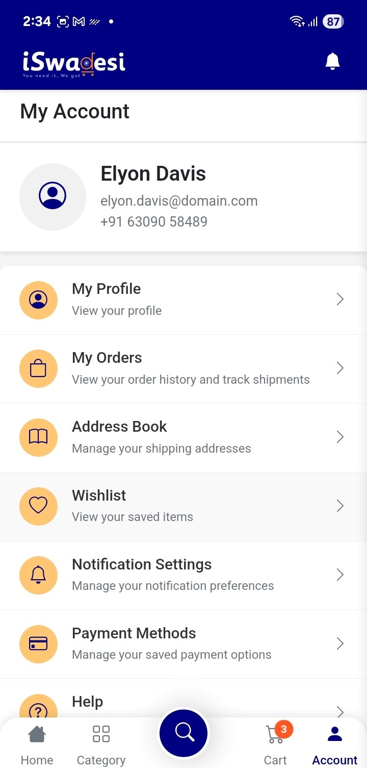 Customer Account
